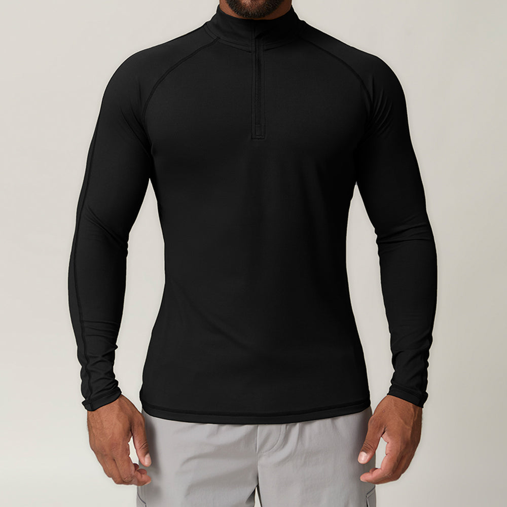 Men's Sports Zipper Quick-drying Long-sleeved