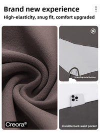 High-waisted yoga pants that lift the buttocks