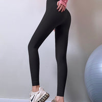 High Waist Yoga Pants Women's Belly Tight Peach Hip Exterior Stretch Sports Pants