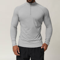 Men's Sports Zipper Quick-drying Long-sleeved