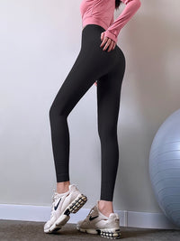 High Waist Yoga Pants Women's Belly Tight Peach Hip Exterior Stretch Sports Pants