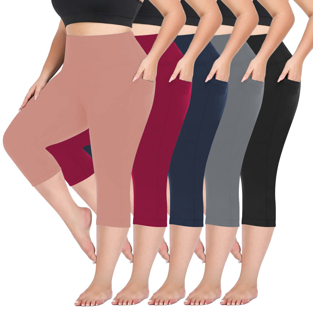 Womens High Waist Yoga Pants with Pockets